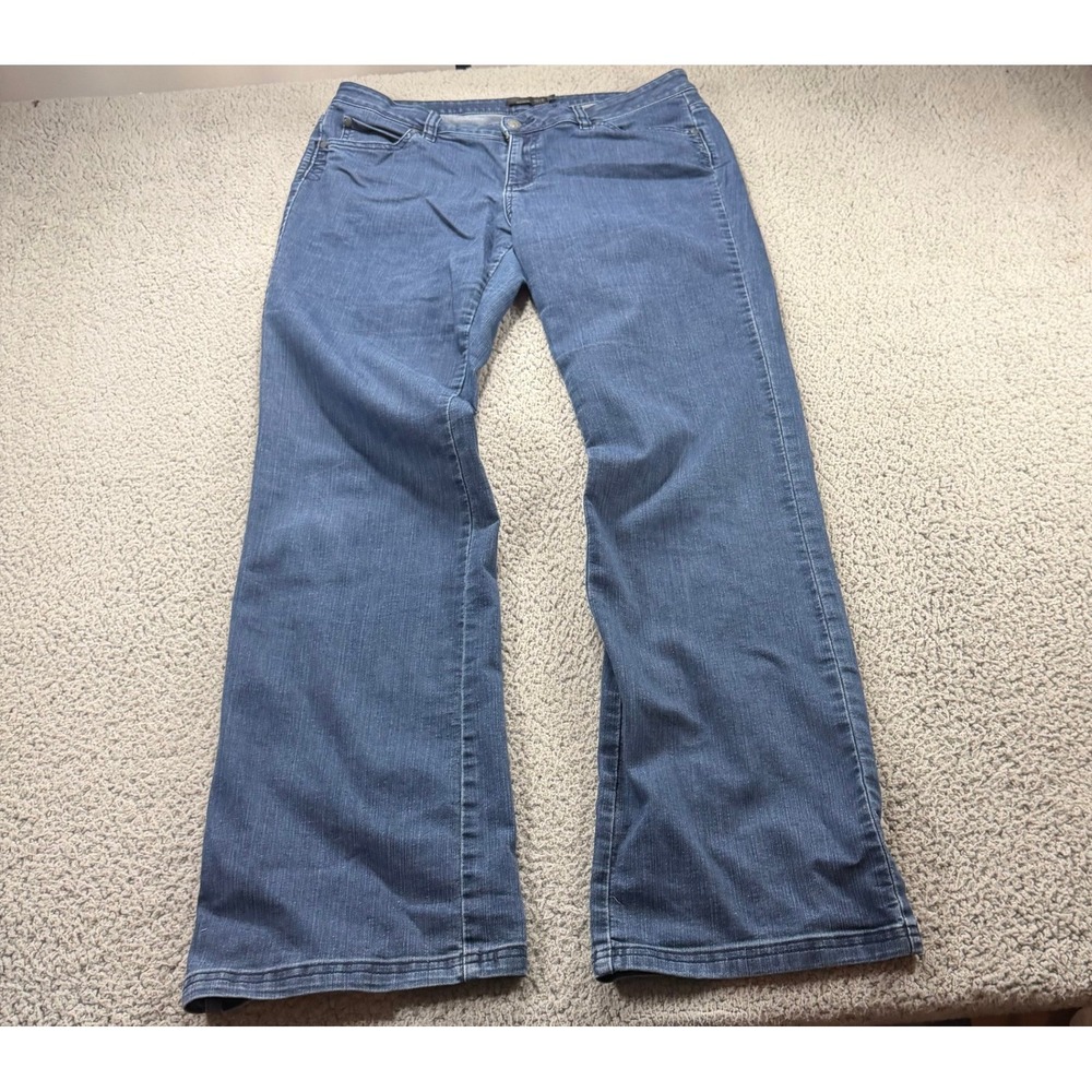 Prana Kara Jeans Womens 12/31 Tall Inseam Blue Cotton Blend Bootcut Denim
